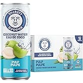 THIRSTY BUDDHA Coconut Water with Pulp, Electrolyte-Rich Hydration, Naturally Sweet & Pure, Canned with No Added Sugar, 12 pa