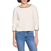 NIC+Zoe Womens Ottoman Stitched Sweater