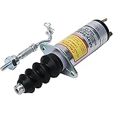 MaySpare Fuel Shutoff Solenoid 1502-12D6U2B2S2A Compatible With Woodward 307-2546 1502 Series 12VDC