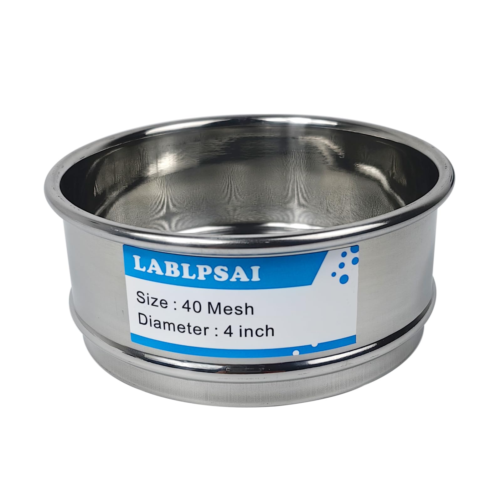 LABLPSAI 40 Mesh Lab Sieves 4" Diameter 304