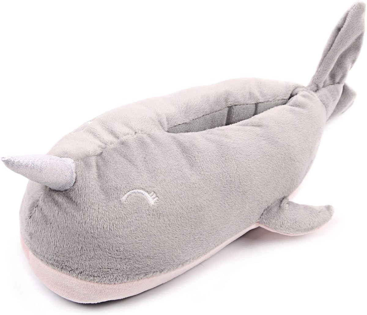 narwhal slippers