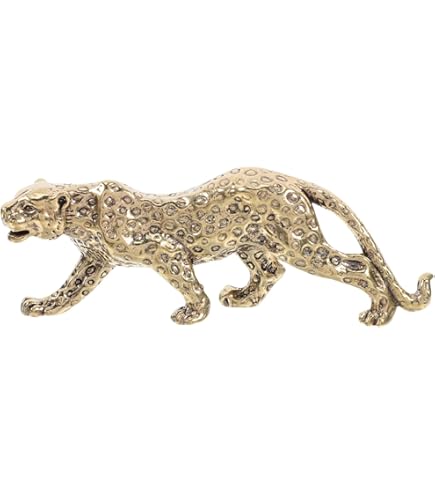 Amazon.com: Zerodeko Brass Leopard Ornament Feng Shui Animal