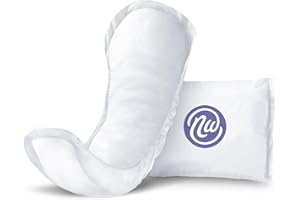 Nexwear Incontinence Pads for Women, Skin-Safe Design, Ultimate Absorbency Bladder Control Pads for Leaks, Disposable, Discreet, Individually Wrapped, 15.75 in, 30 Count, 3 Packs, 90 Total