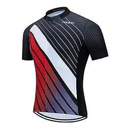 Cycling Jersey Men, Summer Short Sleeved Bike