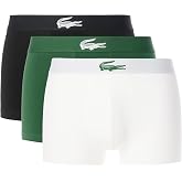 Lacoste Men's Stretch Jersey Trunks, 3-pack