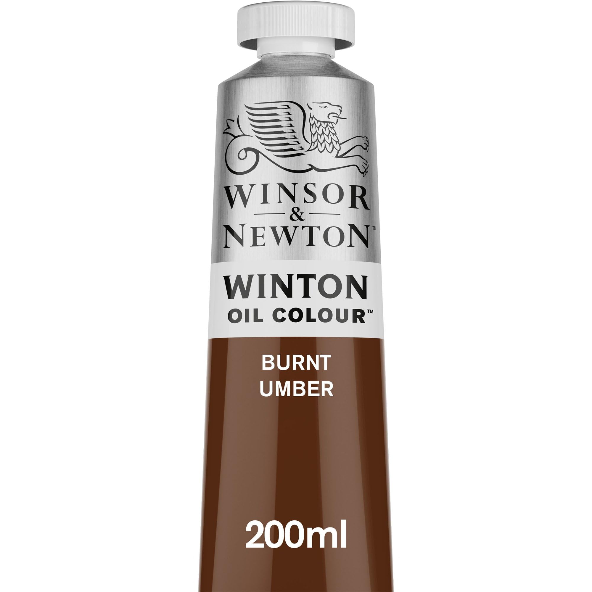 Winsor & Newton Winton 200ml Oil Colour - Burnt Umber,1437076