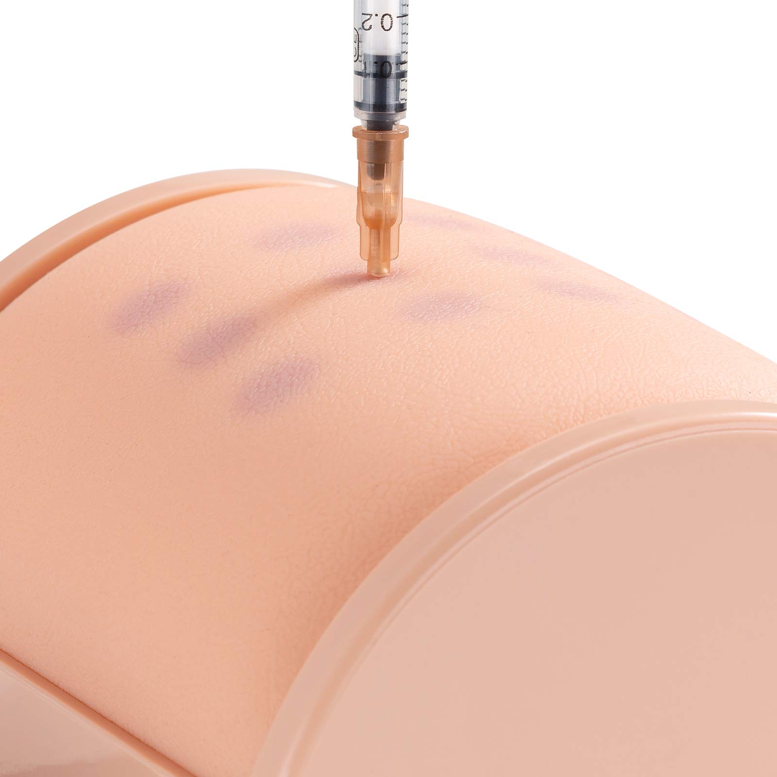 IM, ID, SQ Injection Practice Pad, Intradermal & Subcutaneous & Intramuscular 3 in 1 Injection Training Pad for Medical Student, Nurse, Doctor, Wearable Design