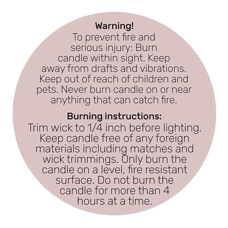 Cosmetic Warning Sticker Labels, Ingredients and Instructions Label