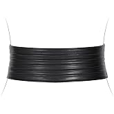 XZQTIVE Wide Elastic Belts for Women Dresses Black Waist Corset Belt for Women Fashion Wide Stretchy Belts