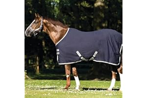 HORSEWARE Ireland Amigo Stable Sheet X Sur Poly, Color: Navy/Silver, Size: 72 (ADRF22-BI00-72)