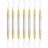 ARTMAN INSTRUMENTS Gracey Curettes Set (7 Pcs) &ndash; Most Common Sizes, Gold Plasma Coated, Precision Dental Instrument for Scaling, Root Planing, and Periodontal Treatment