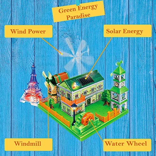 image for WeGetDone Building Toys for Kids STEM Educational Kits Solar Crafts 3D