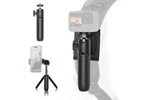 ULANZI MT88 Small Camera Tripod, Mini 3-in-1 Selfie Stick w Backpack Mount Shoulder Strap, 3-Sect Adjustable Tabletop Handhel