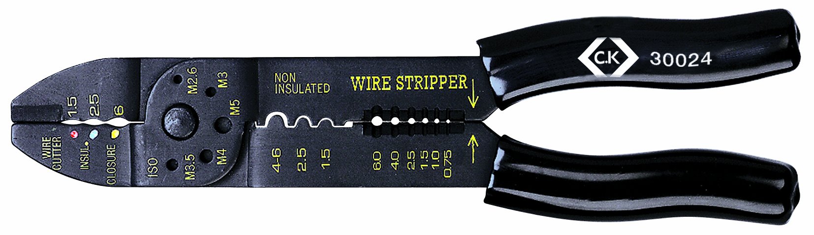 C.K 430024 Crimping Plier, Black