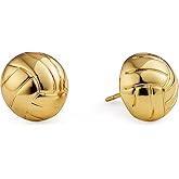Volleyball Jewelry - 18k Gold-Plated Studs | Gift for Moms, Players & Fans