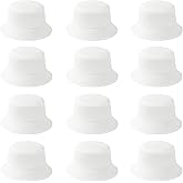PODALOA 12Pieces Cotton Bucket Hat for Women Men Adult Summer Plain Fishing Bucket Cap