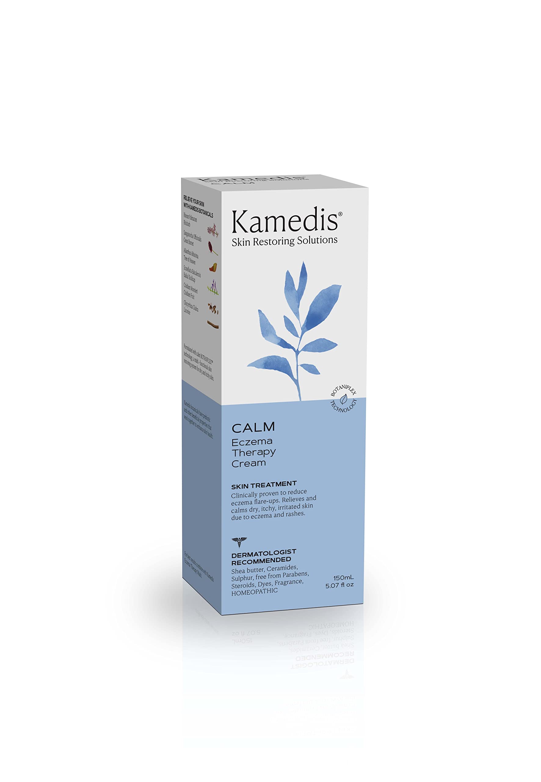KAMEDIS Eczema Therapy Soothing Body Cream. Botanicals-Based. Clinically Proven for Itchy, Dry, Irritated Skin. Dermatologist Recommended moisturizing Treatment. SLS & paraben-Free.
