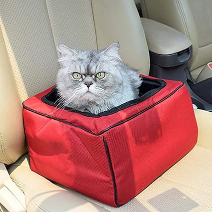 IF.HLMF Pet Booster Cover Seat Hund Autositz Zusammenklappbarer Träger Perfekt für kleine Hunde und Katzen