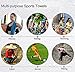 KinHwa Microfiber Workout Towel for Men Women Fast Drying Sweat Towel for Gym Lightweight Sport Fitness Exercise Towels 3 Pack Green 16Inch x 31Inch