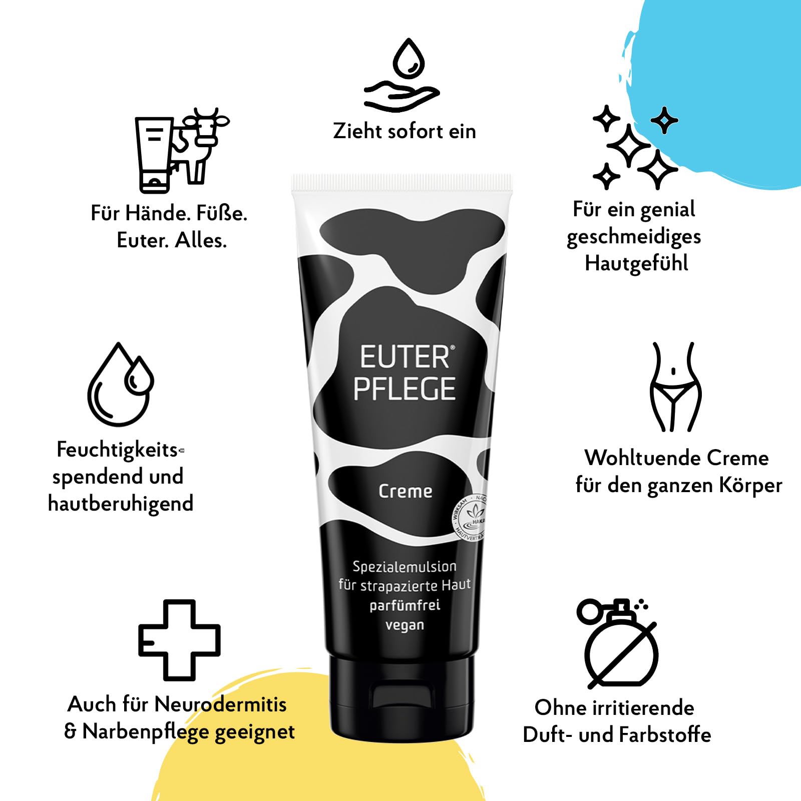 Mua EUTERPFLEGE spezial I 2x200 ml I Feuchtigkeitscreme für raue, strapazierte Haut I Sanfte Pflegecreme für trockene Hände und beanspruchte Haut I Ohne Parfum trên Amazon Đức chính hãng 2026