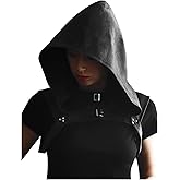 KUOIN Steampunk Cowl Hood Medieval Gothic Cape Cosplay Men Women