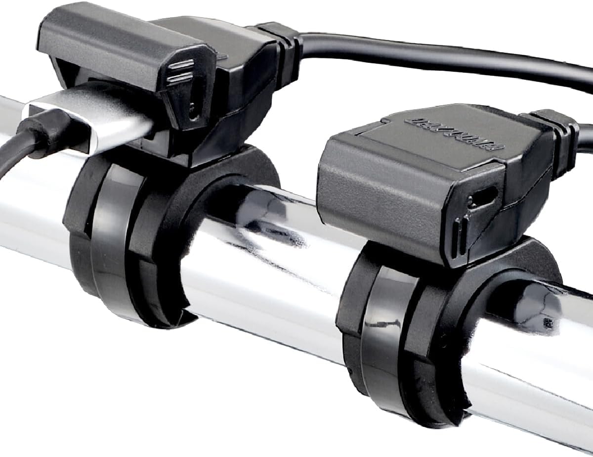 デイトナ バイク用 USB電源 USB-A 24W 防水 iPhone/Android対応 ブレーキスイッチ接続 メインキー連動 2ポート 99503商品画像