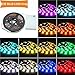 AUDEW 6.6ft RGB 5050 SMD 60 LED Strip Lights with Battery Box Waterproof Craft Hobby Light 14.4W 200cm