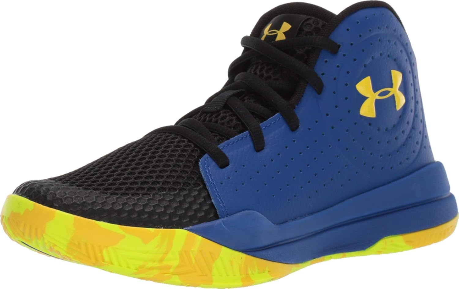 Tenis Para Basquetbol Under Armour UA GS Jet 2019 Unisex, Azul, 24 cm