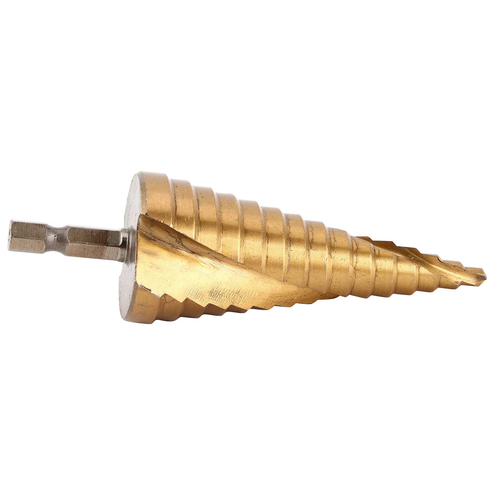 Step Drill Bit, Professional X‑Shaped Step Drill Bit for Drilling Wood(4mm~32mm)