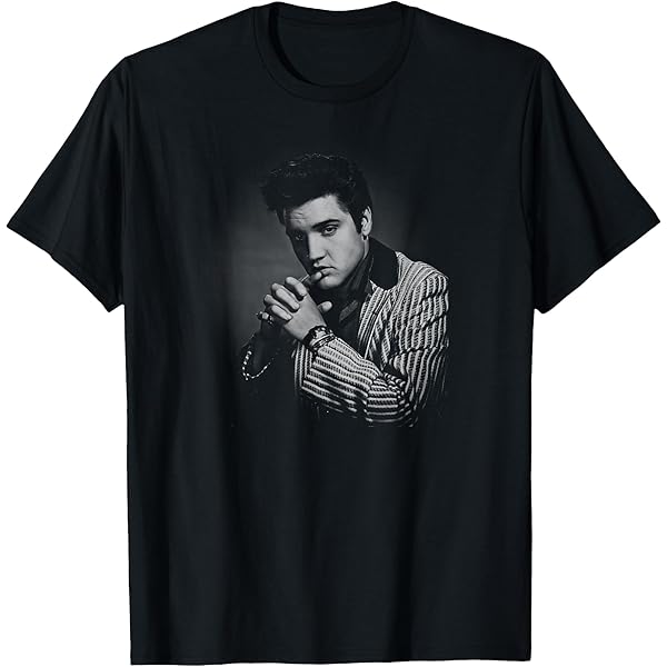 Amazon.com: Elvis Presley Jumpsuit Photo T-Shirt : Clothing