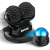 BanVall Roller Massage Ball Set for Myofascial Release,Muscles Deep Tissue Massage,Lymphatic Drainage,Wall Mountable Suction Cup for Trigger Point Therapy,Reduce Back Pain and Every Part of The Body