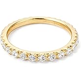 Kairosia 18K Gold Plated Ring Cubic Zirconia Finger Ring for Women Imitation Diamond Fashion Accessories Jewelry Gifts