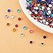 Pandahall 1 Box (about 780pcs) 12 Color 4mm Faceted Flat Round No Hot Fix Acrylic Rhinestones Glitter Decorations 3D Diamond Gems in Case for Cell Phone/Nail Art