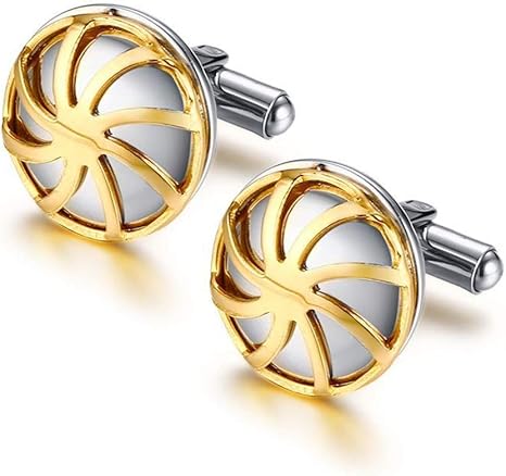 Amazon Co Jp 男性用カフリンクス タキシードシャツ結婚式フォーマルビジネスカフスメンズカフスボタンチタン鋼メッキ 結婚式の誕生日の誕生日プレゼント ホーム キッチン