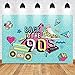 Mocsicka 90’s Backdrop Graffiti Retro Radio Fashion Shoes Photography Background 7x5ft Vinyl Hip Hop 90th Themed Party Banner Decoration Backdrops