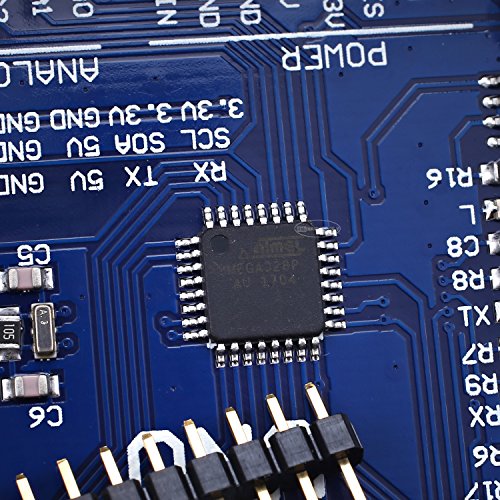 UNO R3 ATmega328P CH340 Development Board Compatible UNO R3 IDE Develope Kit Microcontroller Without USB Cable Straight Pin Header 2.54mm Pitch Robot Parts - Thumbnail 4