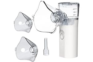 YUIOCE Regulation Name: Nebulizer Portable Nebulizer,Mesh Mini Nebulizer, Auto-Cleaning Handheld Nebulizer, for Kids Adult Family & Travel Use with 1 Set Accessories