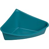 Lixit Corner Litter Pan for Ferrets, Rabbits, Rats, Guinea Pigs and Other Small Animals. (Blue Pack of 1)