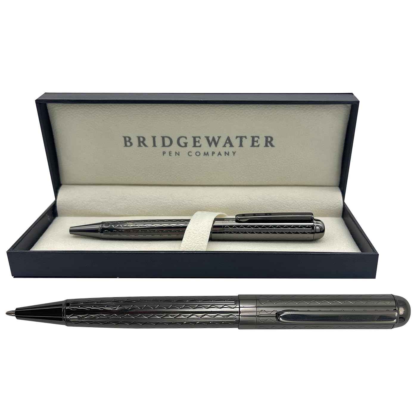 Bridgewater Pen Company Executive Ball Point Pen Collection, Boxed & Sleeved (Warwick, Gunmetal) — image 1