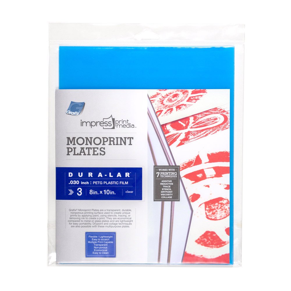 Grafix Impress Monoprint Plates 3 kg 8 x 10-inch, 8" x 10"
