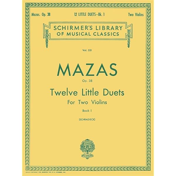 Amazon.com: Jacques F. Mazas - Twelve Little Duets for Two Violins