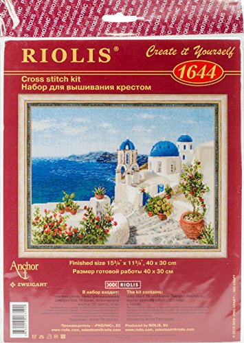 R1644 Santorini Counted Cross Stitch Kit-15.75"X12" 14 Count