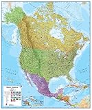 Maps International North America Wall Map (Laminated)