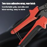 Diyife Leather Hole Punch Upgraded Heavy Duty Revolving Plier 2mm-4.5mm Red view 5