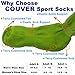 COUVER Premium Cushioned Knee High Sports Athletic Baseball Softball Socks