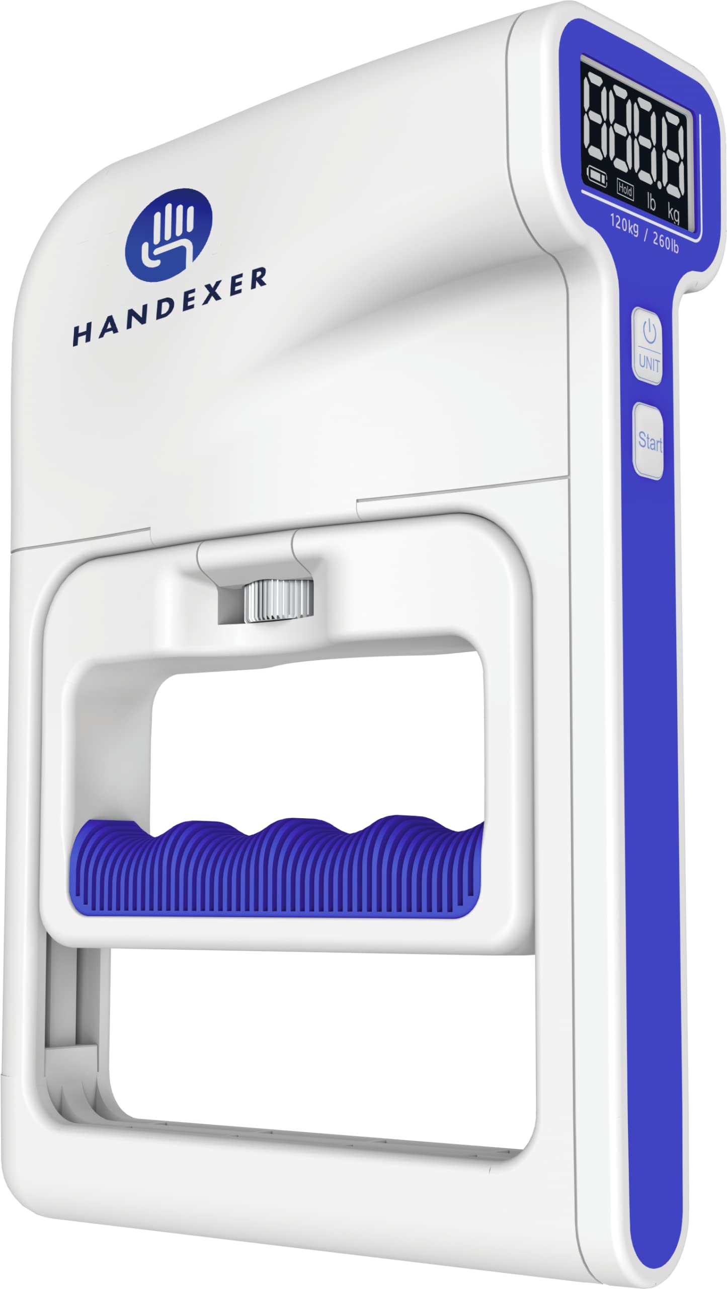 Handexer Grip Strength Tester 265lb/120kg, Digital Hand Dynamometer FDA Registered with Backlit LCD for Grip Strength Testing and Training Image
