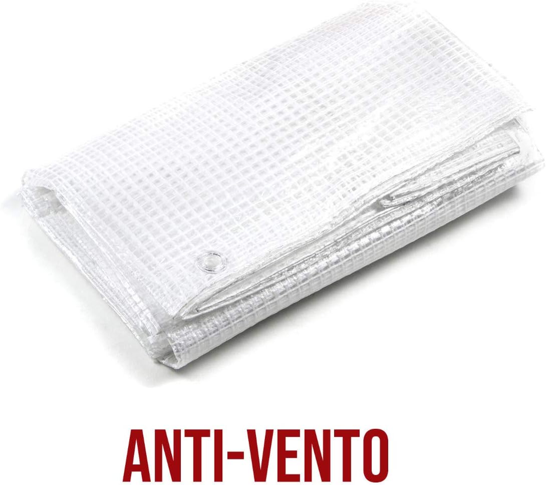 Copripanca Esterna Impermeabile 3 Posti - Tessuto Oxford 600D, Antivento, Anti-UV, Grigio