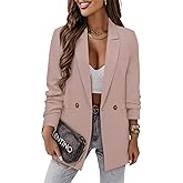 CRAZY GRID Women Business Casual Blazer Jacket Fashion with Lined Work Professional Suit Jacket