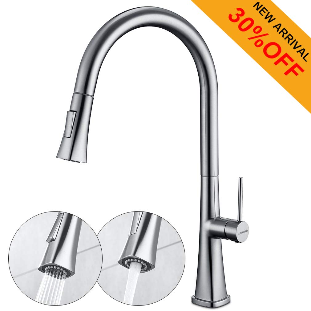 Best Tall Kitchen Single Handle Faucets Without Sprayer