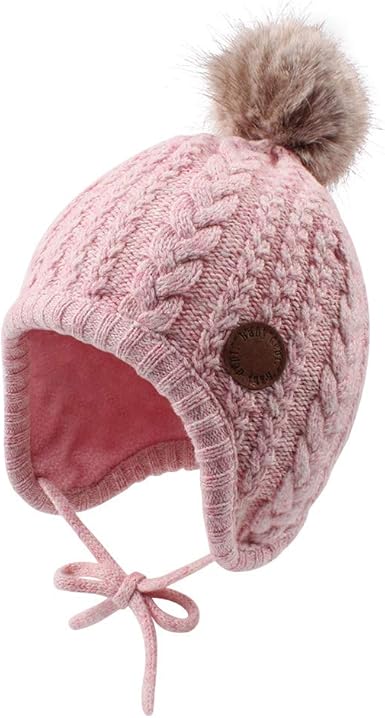 Baby winter hats with ear flaps uk Clearance